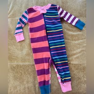 Hanna Andersson 9-12 months Rainbow Striped Onesie